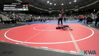 73 lbs Consi Of 8 #2 - Bentley Hughart, Raw Wrestling Club vs Derrick Mowdy, Checotah Matcats