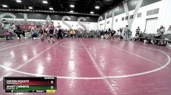 100 lbs Semis & 1st Wrestleback (8 Team) - Wyatt Carnrite, Team 922 vs Colton Schultz, Team Gotcha