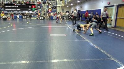 101 lbs Consy 5 - Landon Wilson, Neighborhood W.C. vs Crew Musselman, Chestnut Ridge