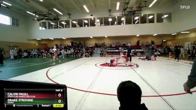 71 lbs Quarterfinal - Calvin Paull, Steelclaw Wrestling Club vs Drake Strovink, NWWC