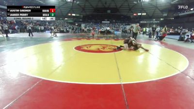 Boys 3A 175 lbs Cons. Round 5 - Jamier Perry, Meadowdale vs Austin Greiner, Monroe
