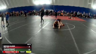 96 lbs Round 1 (3 Team) - Thomas Bault, Crossroads Wrestling vs Bryson Slider, WEG3