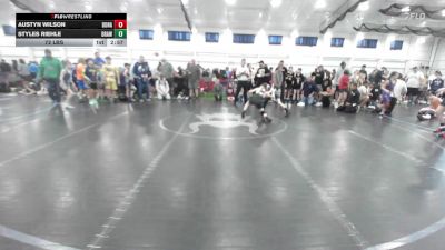 72 lbs Round Robin 1 - Austyn Wilson, Donahue W.A-EL vs Styles Riehle, Brawler Elite-EL