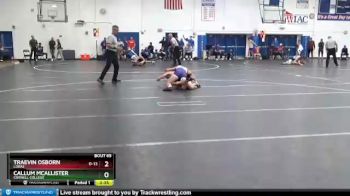 149 lbs Quarterfinal - Callum McAllister, Cornell College vs Traevin Osborn, Loras
