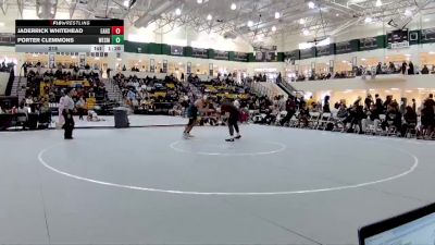 215 lbs Quarters & 1st Wb (16 Team) - Porter Clemmons, Westminster Schools vs Jaderrick Whitehead, Eastside Hs