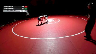 130 lbs 1st Place Match - Kiana Trudell, Meridian vs Elyse Asaro, Rocky Mountain