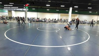 132 lbs Round Of 128 - Aiden Baker, TX vs Santiago Chrisjohn, NY