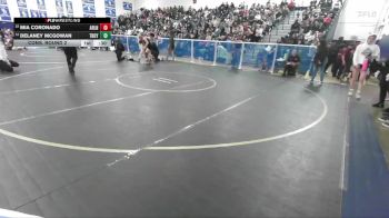130 lbs Cons. Round 2 - Mia Coronado, Nogales vs Delaney McGowan, Alta Loma