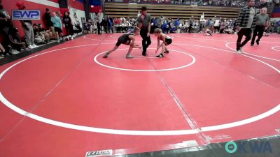 80 lbs Round Of 16 - Logan Cosby, Skiatook Youth Wrestling vs Kade Cole, Coweta Tiger Wrestling