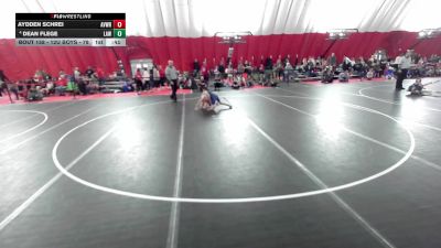 12U Boys - 78 lbs Quarters - Aydden Schrei, Aviators Wrestling vs Dean Flege, LaCrosse Area Wrestlers