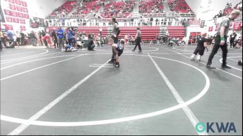 40 lbs Consi Of 8 #2 - Manny Blackburn, Little Axe Takedown Club vs Colt Byler, Little Axe Takedown Club