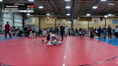174 lbs Cons. Round 2 - Inacio Valencia, Big Bend Community College vs Kaleb Holman, Washington State University