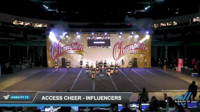 Access Cheer - Influencers [2022 L2 Senior Day 2] 2022 CCD Champion Cheer and Dance Grand Nationals