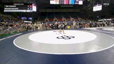95 lbs Champ. Rd Of 32 - Mia Vazquez, IL vs Brooke Walrath, IA