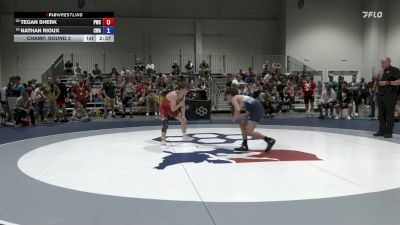 61 lbs Champ. Round 3 - Tegan Sherk, Pinnacle Wrestling Club vs Nathan Rioux, Contenders Wrestling Academy