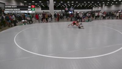 113 lbs Cons. Rd Of 64 - Johnaven Robles, Socorro High School Wrestling vs Cayden Scott, Raw Wrestling Club