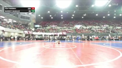 46 lbs Cons. Round 4 - Barrett Mamalis, Green River Grapplers vs Colt Russell, Sandpoint Legacy Wrestling Clu