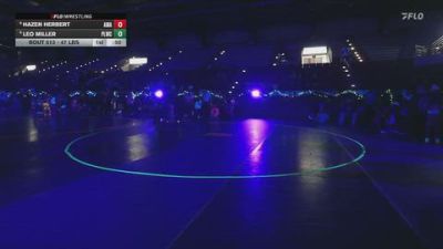 47 lbs Champ. Rd Of 16 - Hazen Herbert, Aviator Wrestling Academy vs Leo Miller, Payson Lions Wrestling Club