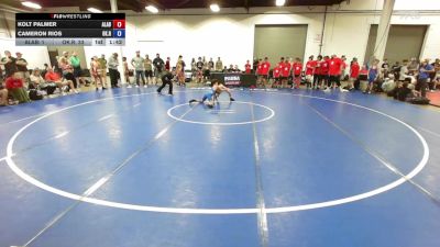 80 lbs Kolt Palmer, Alabama vs Cameron Rios, Oklahoma Red