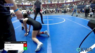 84-88 lbs Rr Rnd 2 - Vanessa Farmer, Lions Wrestling Academy vs Titus Tate, Marlow Outlaws