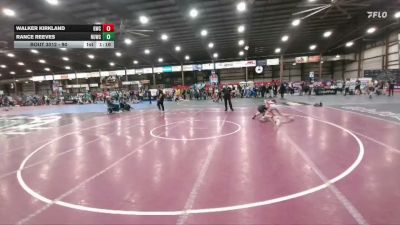 90 lbs Quarterfinal - Walker Kirkland, Glasgow Wrestling Club vs Rance Reeves, New Underwood Wrestling Club