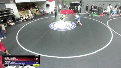 145 lbs Champ. Round 1 - Alex Maday, Cats Wrestling Club vs Piper Lalli, NorCal Queens Wrestling Club