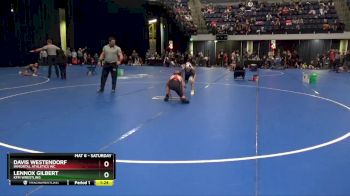 90 lbs Semifinal - Davis Westendorf, Immortal Athletics WC vs Lennox Gilbert, KFM WRESTLING