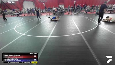 106 lbs Cons. Round 3 - Maxton Stevens, Sarbacker Wrestling Academy vs Amadeus Kuck, Askren Wrestling Academy