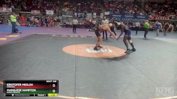 D 2 220 lbs Semifinal - Kristofer Mesloh, Parkway vs Marquese Hampton, North Desoto