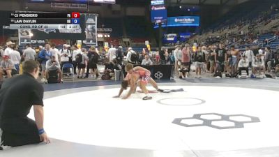 175 lbs Cons. Rd Of 32 - CJ Pensiero, Pennsylvania vs Law Davlin, Ohio