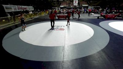 120 lbs Cons. Quarters - Uziel Diaz, Southwest High School Wrestling vs Mason Schlaht, Monster Garage Wrestling