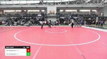 138 lbs Semifinal - Blake Chapman, Montville vs Dylan Levesque, Xavier