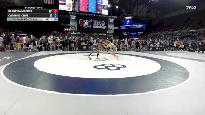 144 lbs Champ. Rd Of 256 - Blake Ramaeker, MT vs Carmine Cruz, AZ
