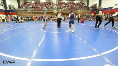 98 lbs Quarterfinal - Colton Mallory, Pryor Tigers Wrestling vs Dekoty Howard, Berryhill High School