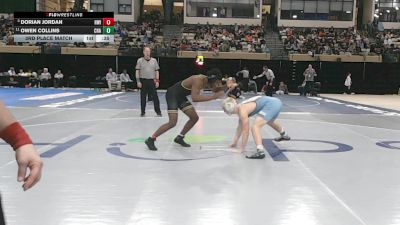 165-4A/3A 3rd Place Match - Dorian Jordan, Dr. Henry A. Wise Jr. vs Owen Collins, Chesapeake-AA