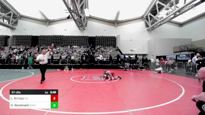 87-J lbs Consi Of 4 - LIAM Arroyo, Olympic vs Harry Rondinelli, Bitetto Trained Wrestling