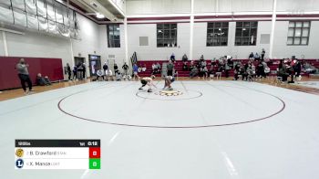 120 lbs Consi Of 4 - Brett Crawford, St. Anthony's vs Xavier Mance, The Lovett School