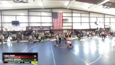 125 lbs Cons. Round 2 - Cole Terry, Northside Wrestling Club vs Maverick Benson, Green Canyon Wrestling Club