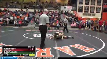120 lbs 3rd Place Match - Caelan Riley, LIBERTYVILLE vs Danny Aranda, DEKALB