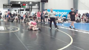 129 lbs Rr Rnd 8 - Carson Blum, Michigan Premier Red - BHS vs Max Dinges, M2 Training Center - BHS