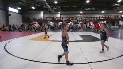 60 lbs Placement Matches (8 Team) - Easton Vincente, Steller Trained Doom vs Beau McKeown, Mat Assassins Gray