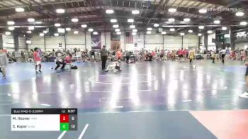 75 lbs Rr Rnd 3 - Myles Hoover, High Rollers vs Carson Raper, Alabama Elite