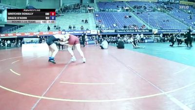 145 lbs Round 1 (16 Team) - Gretchen Donally, Colorado Mesa University vs Grace O`korn, West Liberty