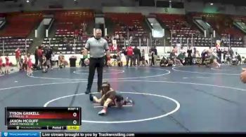 46 lbs Round 3 (4 Team) - Tyson Gaskell, MI Pitbulls vs Jaxon McGuff, Junior Panther WC