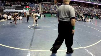 2A 150 lbs Cons. Round 2 - Keilan Adams, Bandys High School vs Jayden Alston, Bunn High School