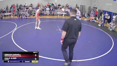 132 lbs Cons. Round 1 - Oregon Farwell, Pendleton Wrestling Club vs Philip Alger, Crater