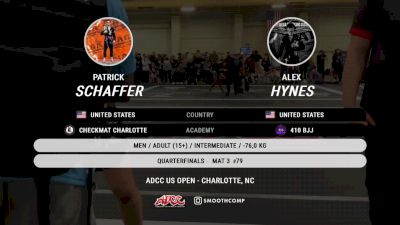 Patrick Schaffer vs Alex Hynes 2025 ADCC Charlotte Open