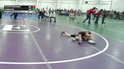 56 lbs Round Of 32 - Colton Bontorno, None vs Kaison Tai, Empire WC (NH)