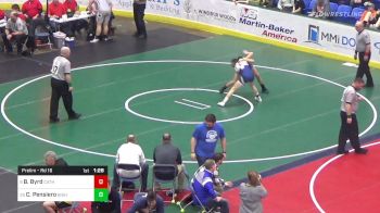 107 lbs Quarterfinal - Reid Grossman, Gettysburg vs Jonny OBrien, North Penn