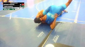 157 lbs Cons. Round 4 - Antwane Webster, Lindsey Wilson (Ky.) vs Diego Barron, Life NCWA